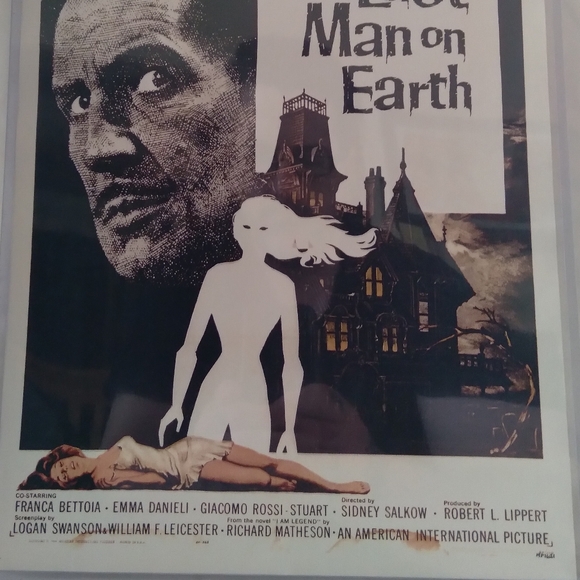 "The Last Man On Earth" Horror Science Fiction Movie Poster - Picture 4 of 7